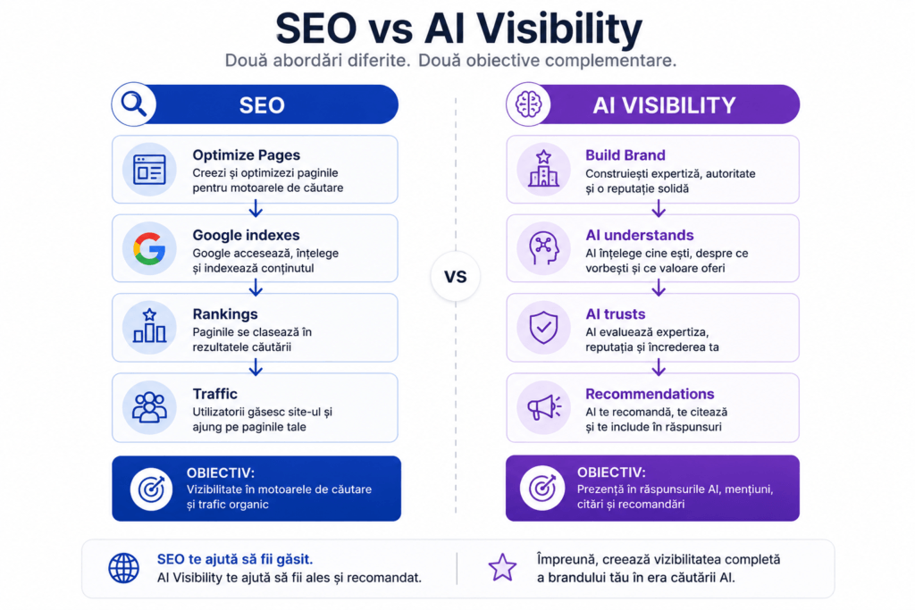 SEO vs AI Visibility