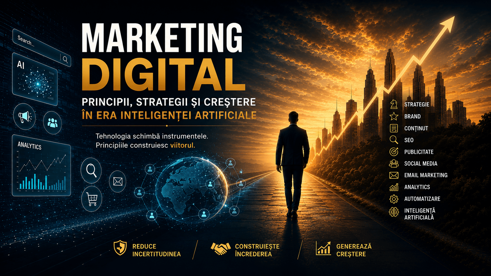 Marketing Digital: principii, strategii și creștere în era Inteligenței Artificiale